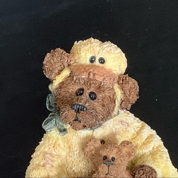 Boyds Bears Alouysious Quackenwaddle and Lil’ Crackles Easter Resin Figurine - Picture 4 of 14